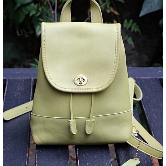 Coach Vintage - LIME Daypack Backpack 9960 - USA 1997 main image 12